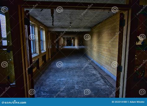 Dark Hallway Inside the Sheboygan Falls Insane Asylum in Wisconsin ...