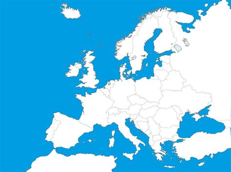 Europe Map Vector 的图像结果