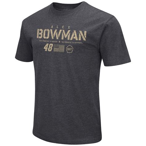 Alex Bowman #48 Black Flag T-shirt | Hendrick Motorsports Store