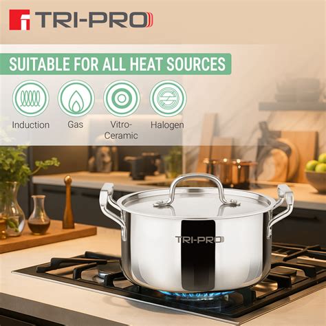 TriPro Tri-Ply Cook and Serve Casserole 20cm/3.4L