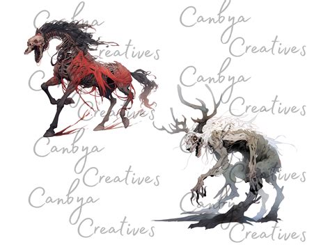 Mythical Creatures, Frightening Creatures Set, 22 Creatures Svg's, 23 ...