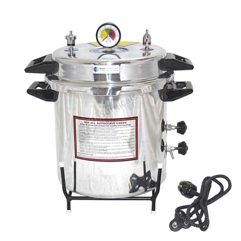 IS IndoSurgicals Autoclave Electric 40 Litres, Aluminium, Seamless ...