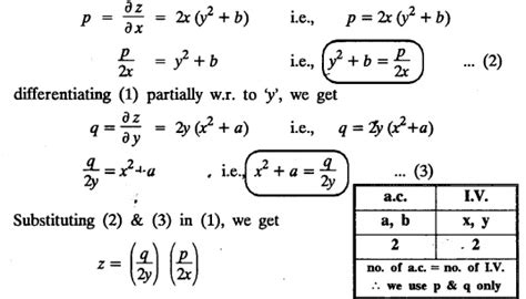 Formation of partial differential equations by elimination of arbitrary ...
