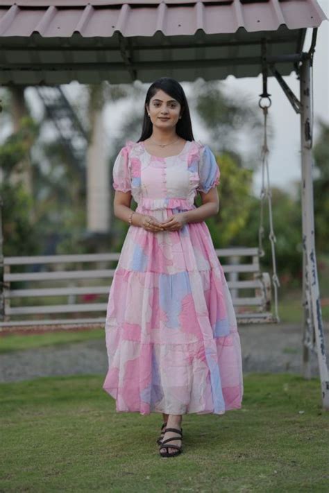 Buy georgette maxi dresses at lowest prices online in india