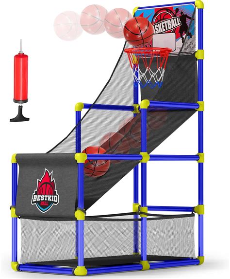 BESTKID BALL Arcade Basketball Hoop Game – Basement Toys – Basketball ...