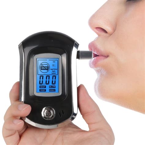 Digital Analyzer LCD Display Alcohol Breath Analyzer Measurement ...