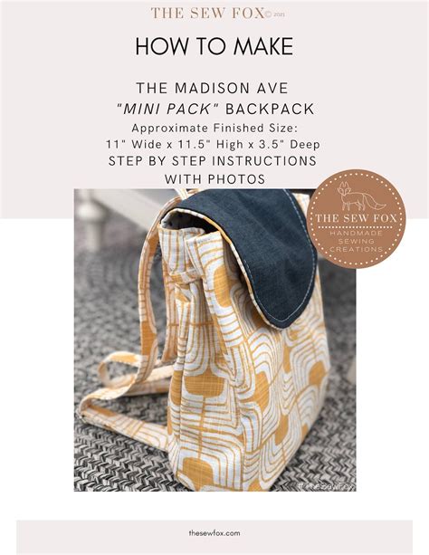 Image result for Backpack Pattern Free