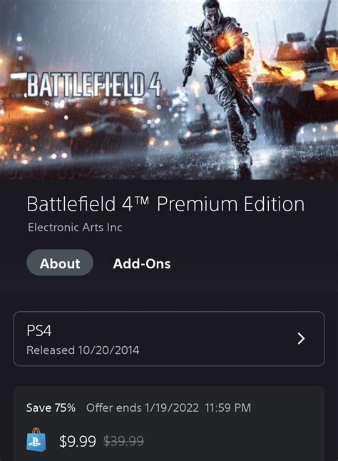Attention PS4 Players, BF4 Premium Edition is currently on sale for $10 ...