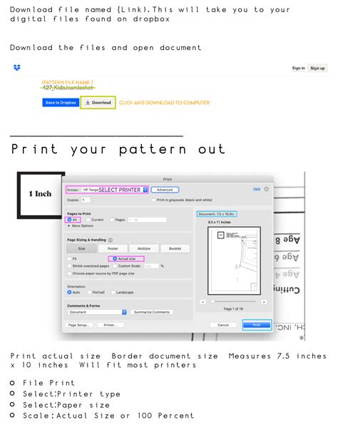 Image result for How to Print PDF Sewing Patterns