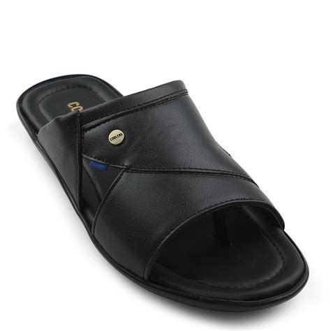 Buy Coolers Black Casual Slipper For Men LIGHTER-2 By Liberty