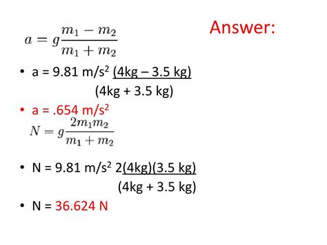 Image result for Atwood Machine with Spring