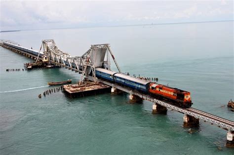 New Pamban Bridge भारतीय रेलवे का देश को तोहफ़ा, बन रहा है देश का पहला ...