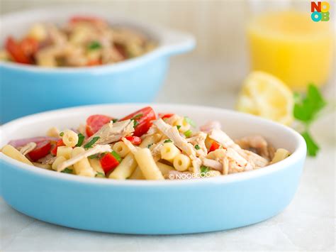 Rotisserie Chicken Pasta Recipe | NoobCook.com