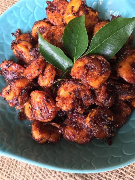 You gotta try it: Kerala style Prawns fry/ Chemmeen fry