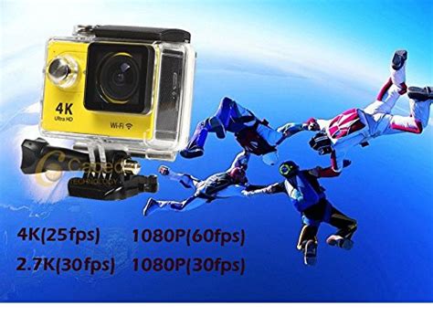 4K resolution 12MP 170 Degree wide angle lens 30M Waterproof ...