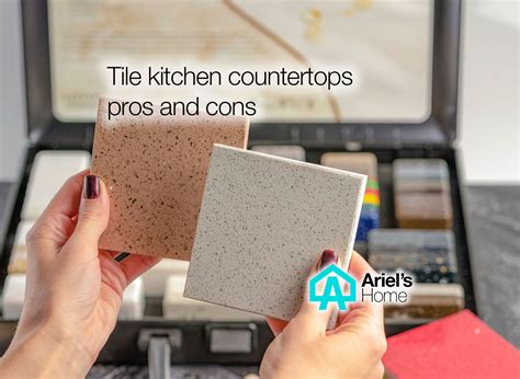 Tile kitchen countertops pros and cons (2025) - Ariel's Home