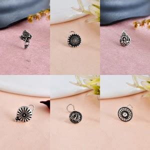 Naman Arts Brass Nose Ring Price in India - Buy Naman Arts Brass Nose ...