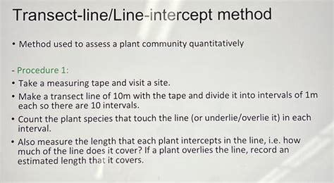 Image result for Transect Method