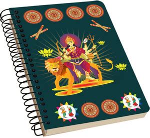 Mrsanotiyas Navratri Acrylic Notebook A5 Notebook Single Rule 100 Pages ...