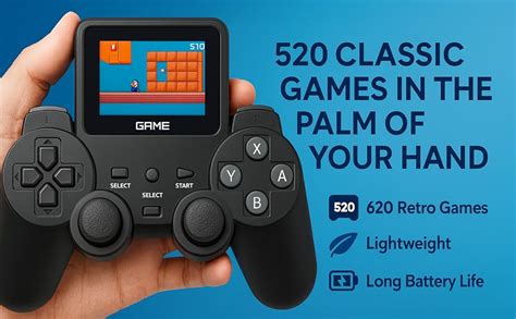 WORLDFIT S10 Handheld Retro Game Console 520 in 1 | Rechargeable ...