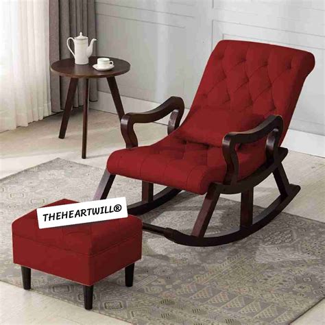 THEHEARTWILL Cushion Comfort Rocking Chair/Colonial Chair/Traditional ...
