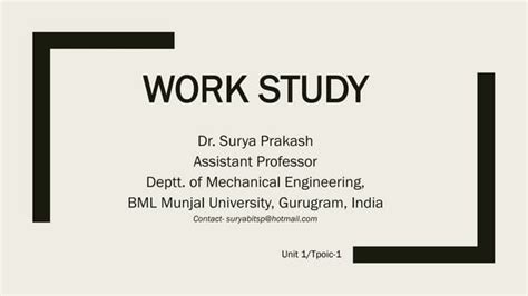 Image result for Engineering Work Study PDF