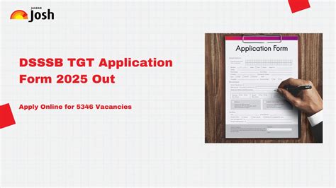 DSSSB Vacancy 2025: Online Application Begins for TGT Teacher ...