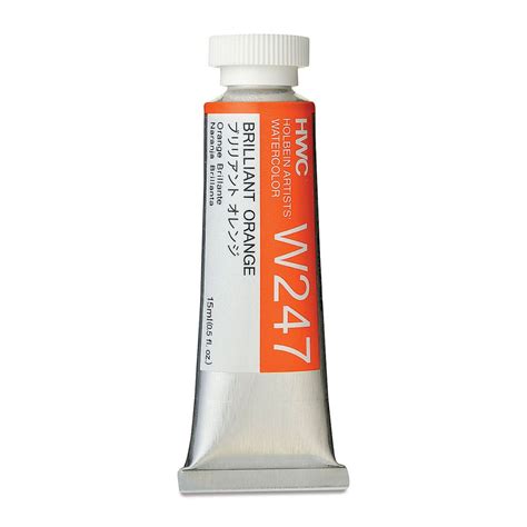 Holbein Artists' Watercolour 15 ML - Brilliant Orange | Art Lounge