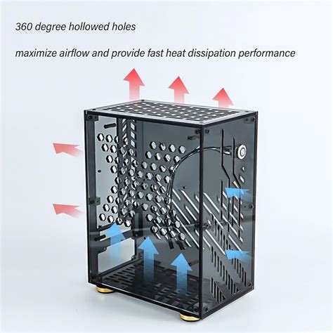 Wisoqu Mini ITX PC Case, ITX Computer Case with 4.3L India | Ubuy