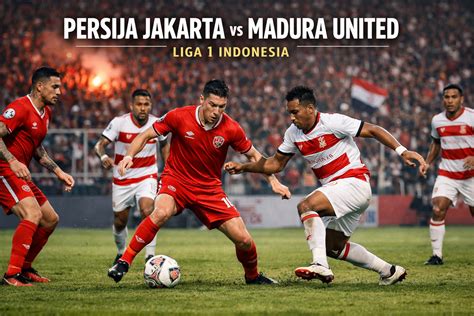Persija Jakarta vs Madura United Liga 1 Indonesia Malam Ini Jam 19.00 WIB Live Streaming di ...