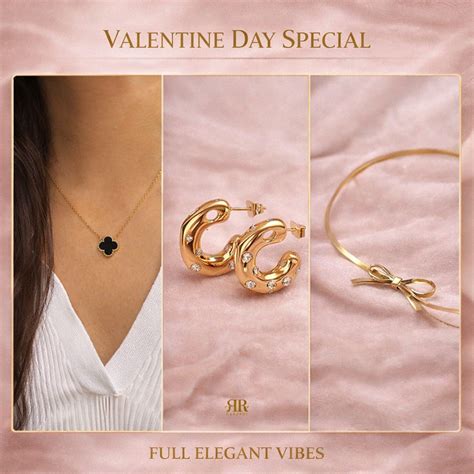 Valentine's Day Luxury Gift Set for Her - 3 Piece Jewelry Collection ...