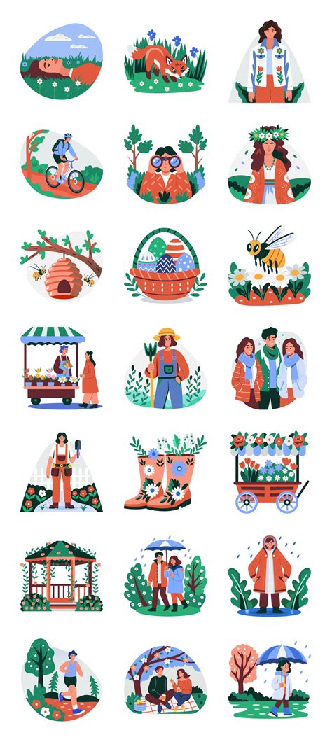 Image result for Spring Illustration