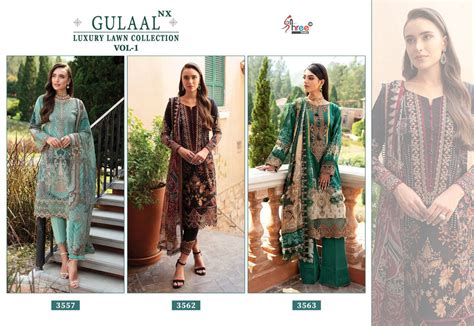 Gulaal Luxury Lawn Collection Vol 1 Nx Shree Fabs Cotton Pakistani Pat ...