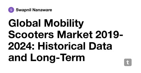 Global Mobility Scooters Market 2019-2024: Historical Data and Long ...