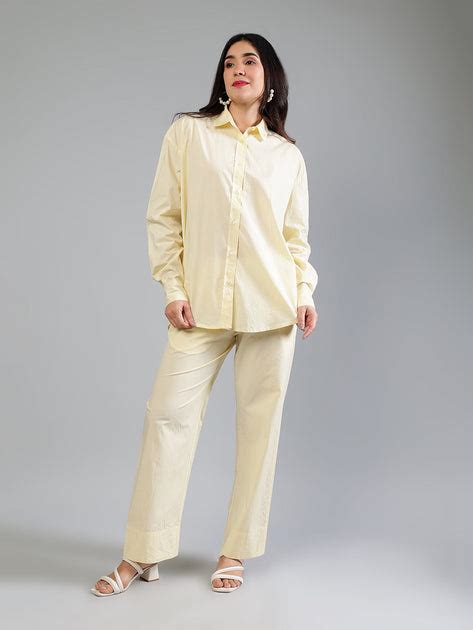 Lime Cotton Poplin Comfort Fit Coord Set – Peppinos Clothing