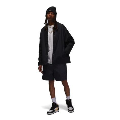 Jordan - Jordan Essentials Coaches Jacket 'Black' - NBA