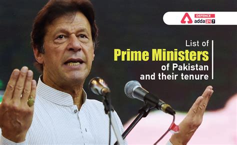List of Prime Ministers of Pakistan and Their Tenure Period