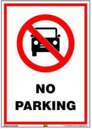 Mr. SAFE No Parking In Superior Quality Flex (24 Inch X 36 Inch ...