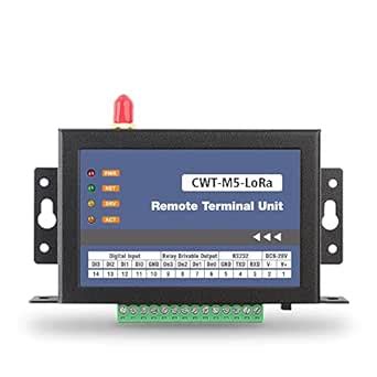 CWT-M5-LoRa 3Di + 3DO (Relay) LoRa Modbus TCP IO Module, LoRa Modbus ...