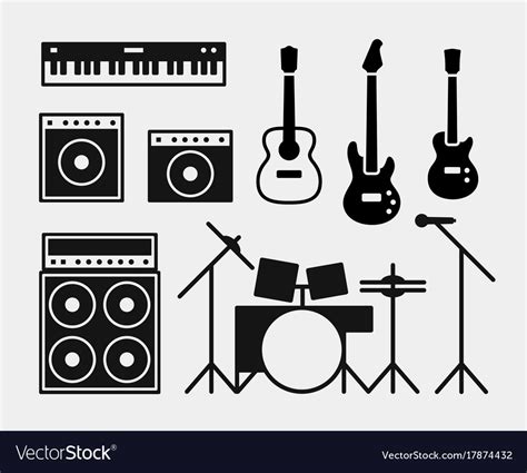 Image result for Rock Band Instruments Clip Art
