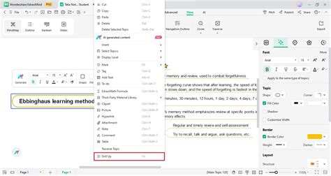 How To Drill Up and Down Topics - A Guide With EdrawMind