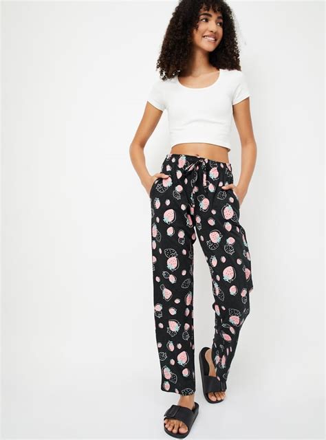 Buy Women Strawberry Print Pyjamas Online at just Rs. 549.0 ...