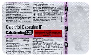 Calciterolin 0.25 MCG | Order Calciterolin 0.25 MCG Capsule Online at ...