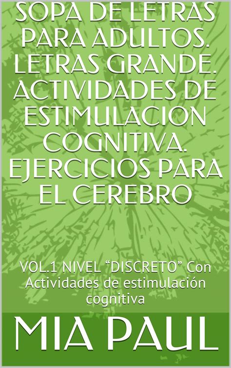 Sopa De Letras Para Adultos Letras Grande Actividades De Estimulacion ...