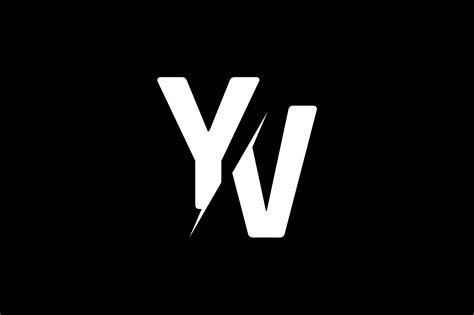 Monogram YV Logo V2 Afbeelding door Greenlines Studios · Creative Fabrica