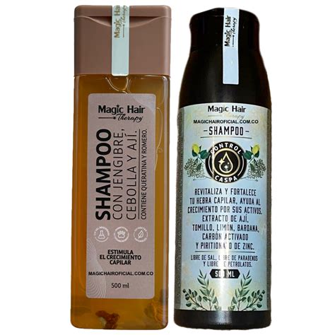 Shampoo de Cebolla + Shampoo para Caspa: ¡Cuida tu Cabello! Magic Hair