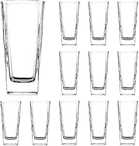 Buy ONFLOW ONF01 Heavy Base Juice & Water Glasses, 320 ml, Set of ...