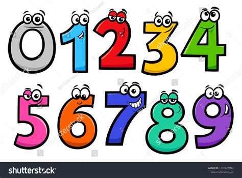 Numbers Cartoon 的图像结果