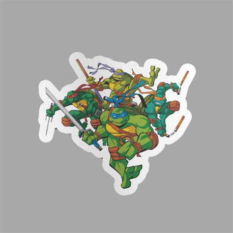 Teenage Mutant Ninja Sticker – Namu Customs