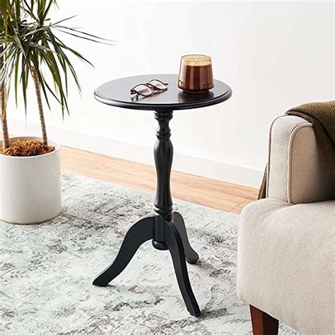 Dime Arts Shoppee Round Antique Accent Bedside Table Coffee Stand Home ...